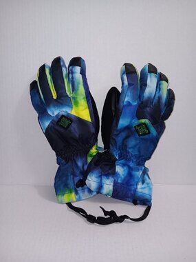 BURTON YOUTH TIE-DYE COLOR SKI GLOVES